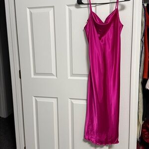 Bebe Satin Slip Dress
